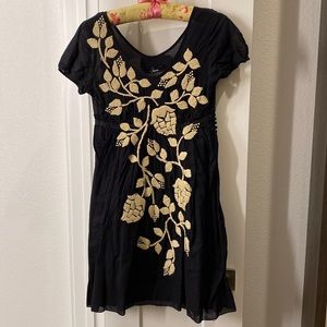 Johnny Was Joystick embroidered dress